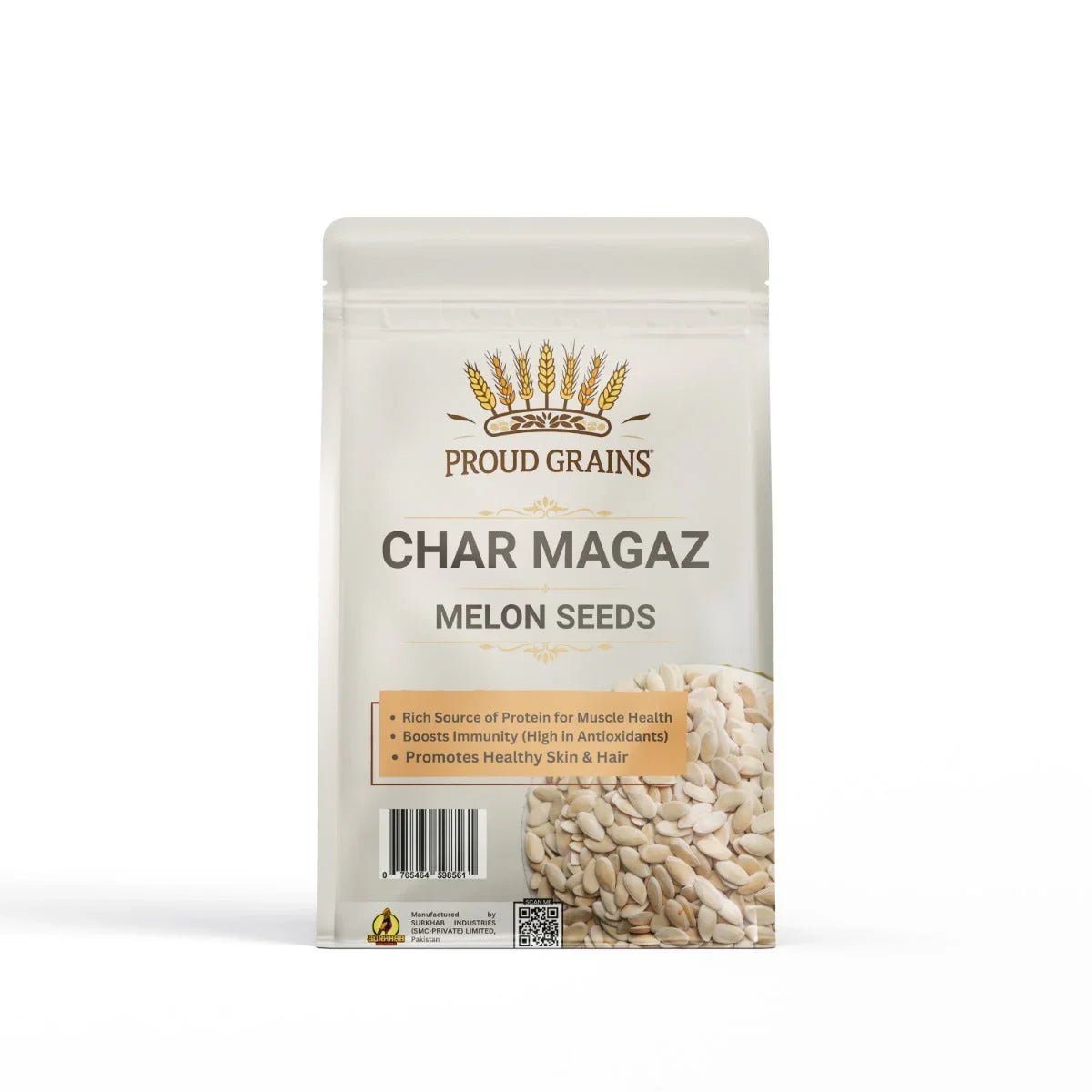 Proud Grains Char Magaz (Melon Seeds) 200g | Kharboozay ke Beej - Proud Grains