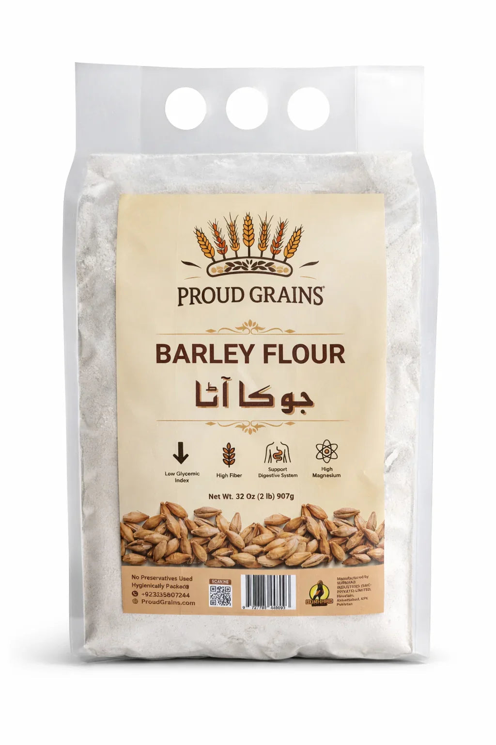 Barley Flour 908gm - Proud Grains
