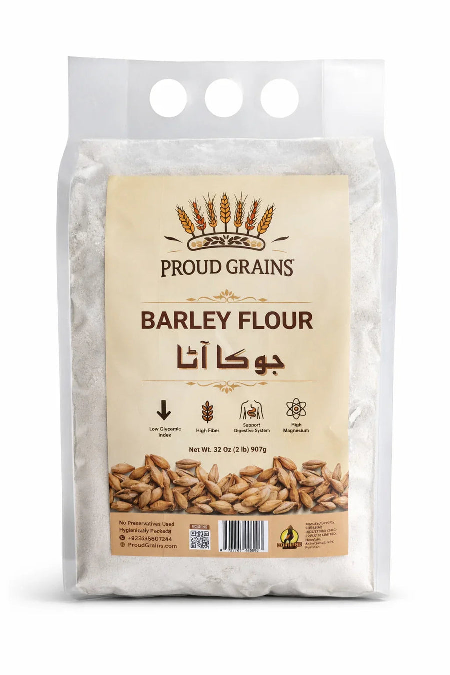 Barley Flour 908gm - Proud Grains