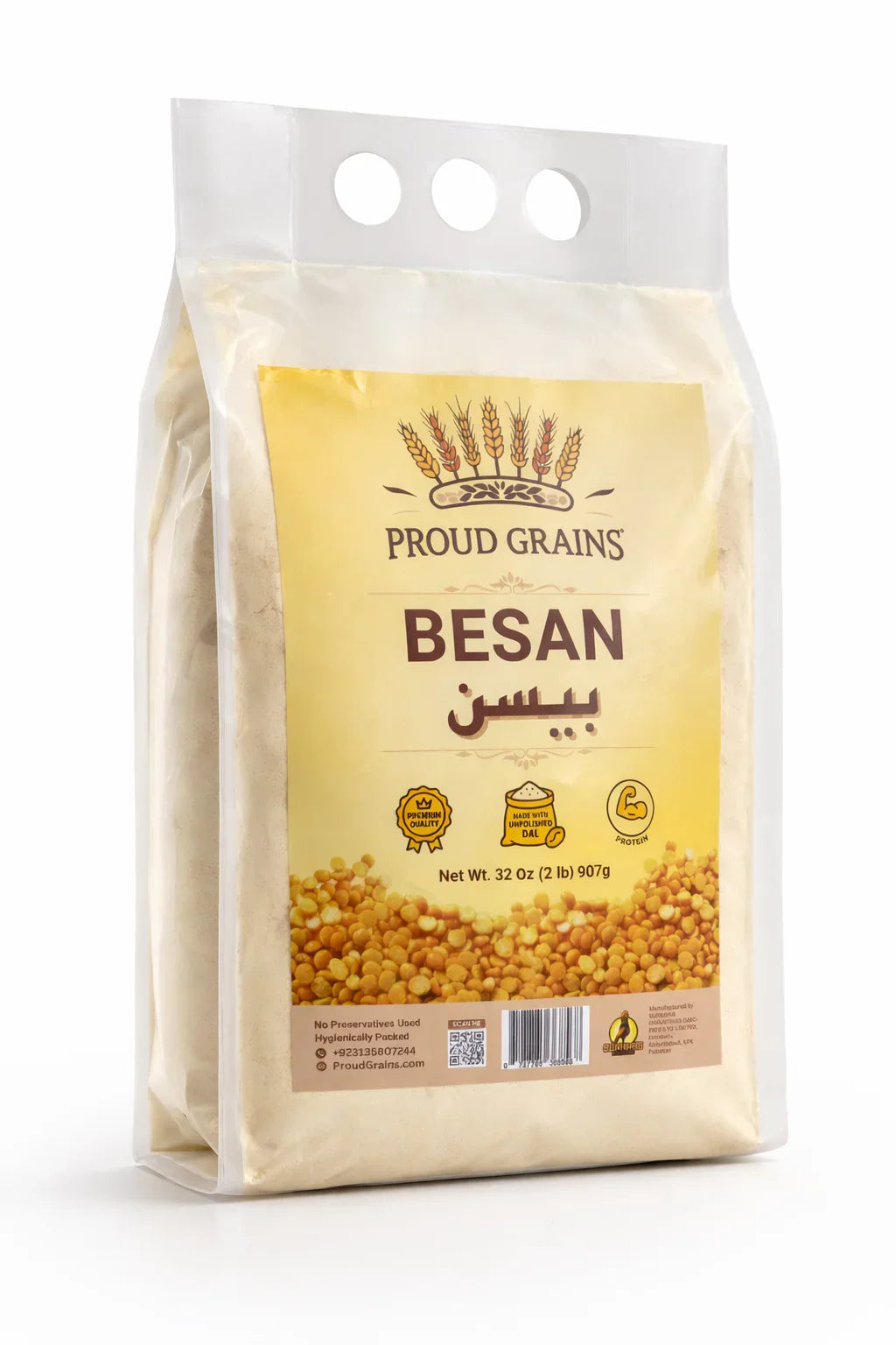 Besan (Gram Flour) — 908 g - Proud Grains