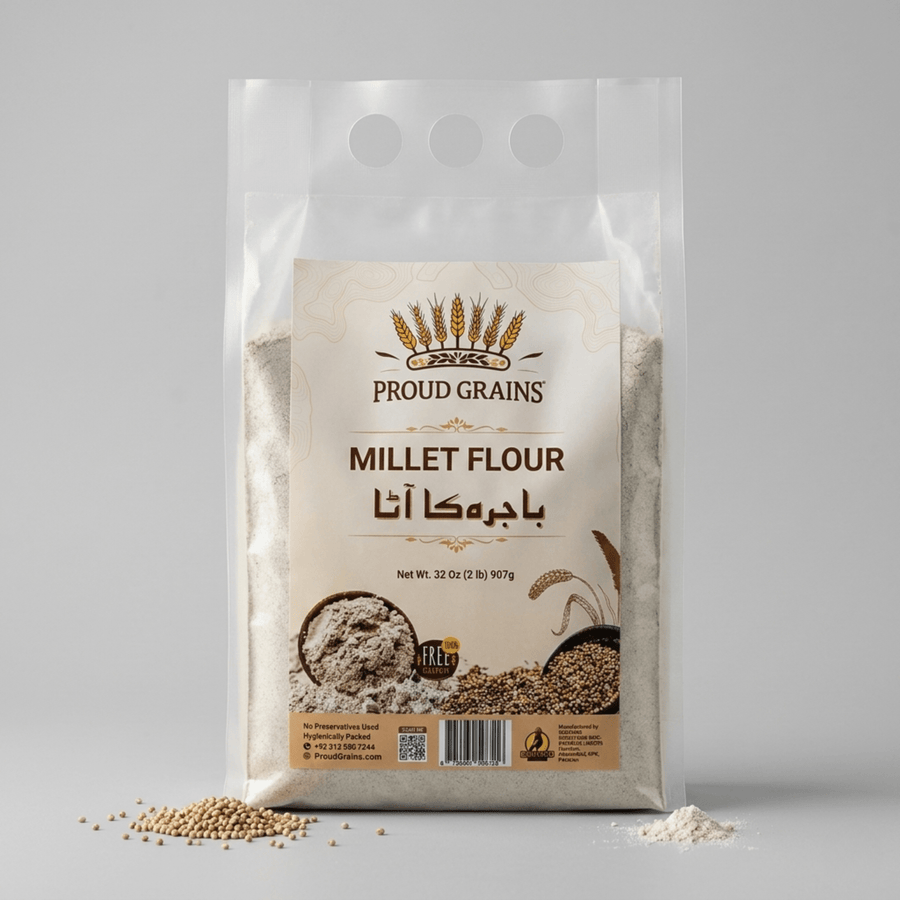Millet Flour | Bajra flour 908gm - Proud Grains