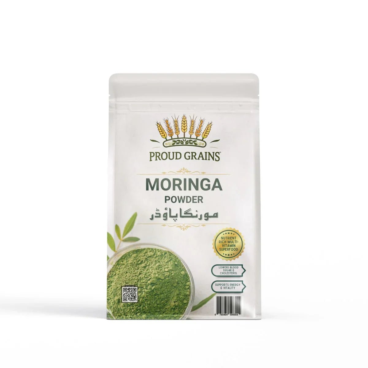 Proud Grains 100% Pure Moringa Powder — 140g | Moringa Leaf Powder Pakistan - Proud Grains
