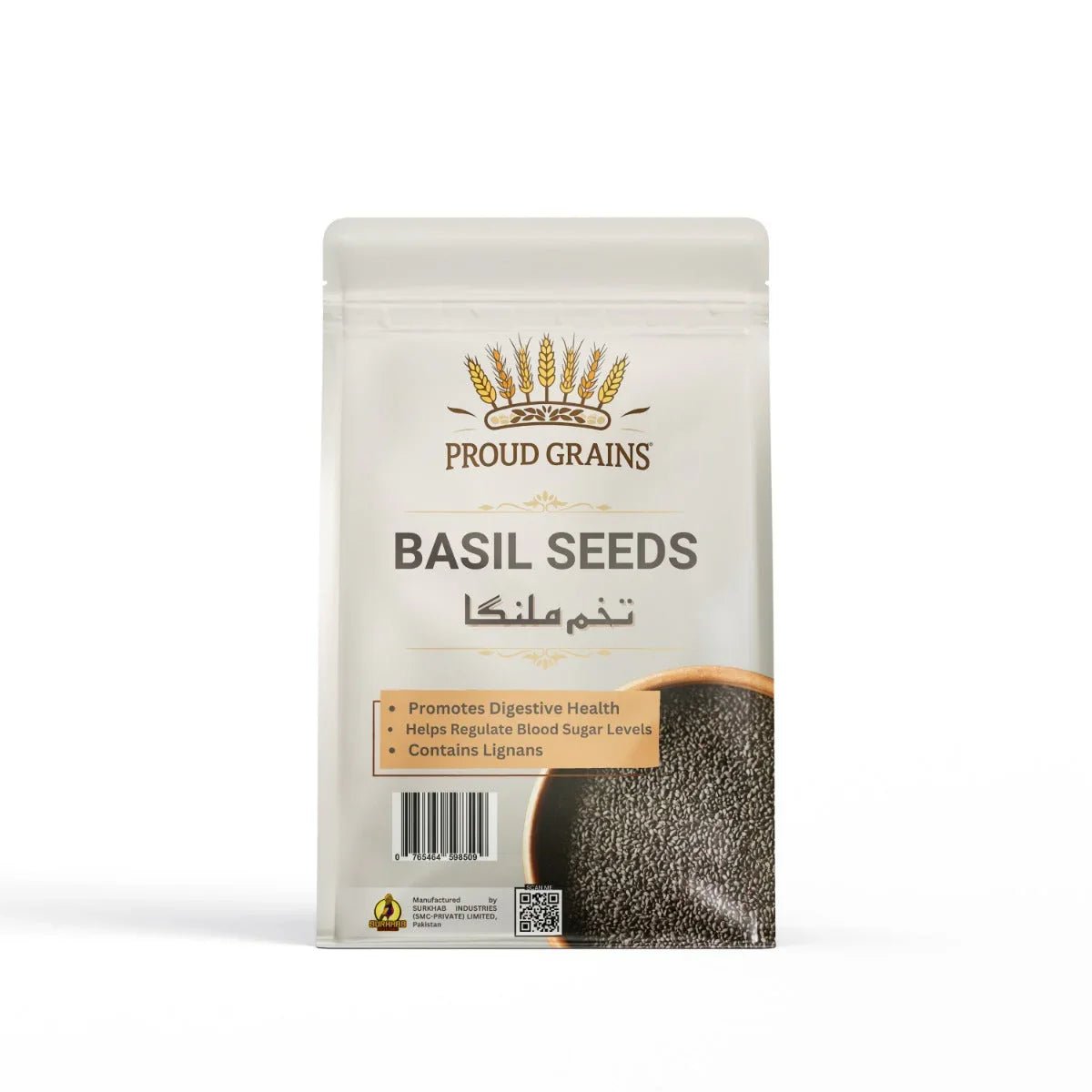 Proud Grains Basil Seeds 200g — Sabja / Tukmaria (Tukhm - e - Malanga) - Proud Grains